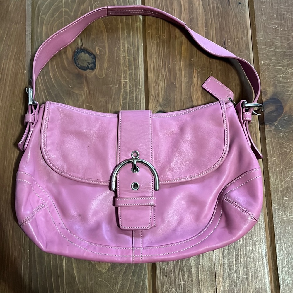 Vintage Pink Coach Bag